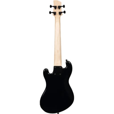 Kala U-Bass Solid Body Ukulele Bass, Black image 3