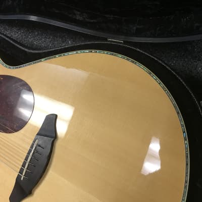 Breedlove Atlas Stage J350/EF acoustic electric guitar handcrafted in Korea 2009 ( discontinued model in Maple ) excellent with original Breedlove deluxe hard case tool , extra bone saddle & key included. image 10
