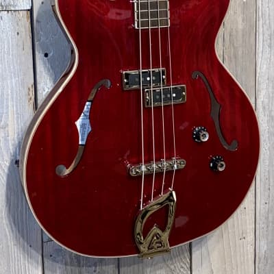 New 2023 Guild Starfire I Bass  Cherry Red, Amazing Player, Help Indie Music Shops Buy Here image 3