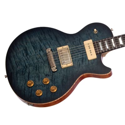 Nik Huber Guitars Custom Krautster II - Blue Sunburst - Exceptional Flame Maple Top / 4-knob, Boutique Electric Guitar - NEW!!! image 3