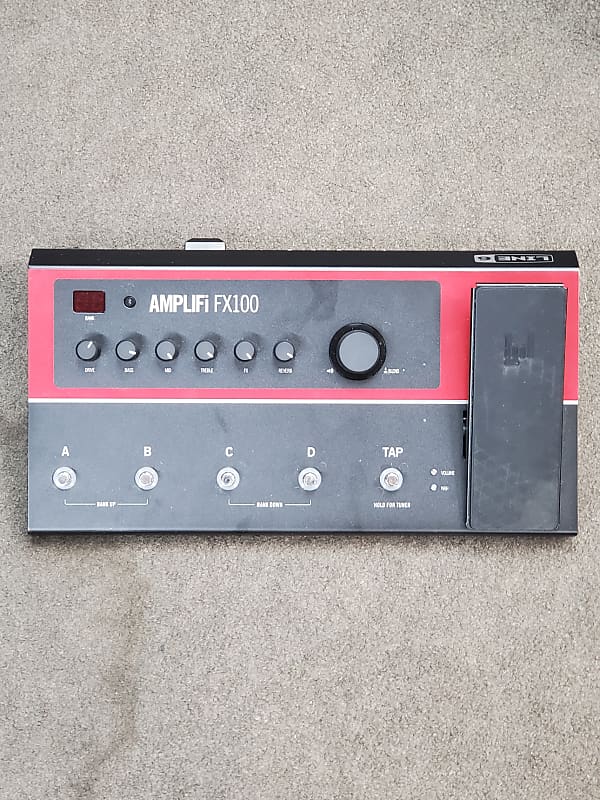 LINE6 AMPLIFi FX100 ケース付き　送料込み♪ Line 6 Amplifi FX100 Multi-Effects Guitar Effect Pedal
