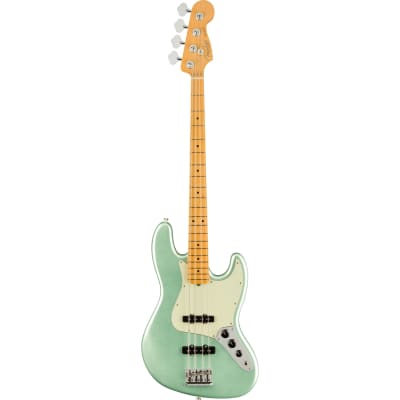 Fender American Professional II Jazz Bass - Maple Fingerboard, Mystic Surf Green for sale