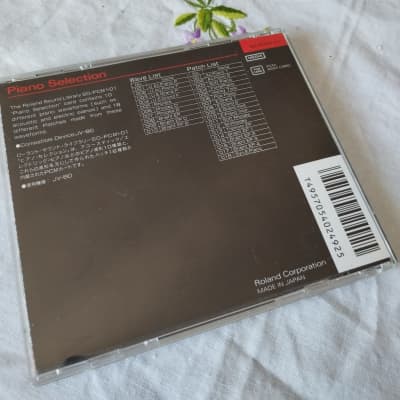 Roland SO-PCM1-01 Piano selection card for Roland JV and JD synths - black image 2