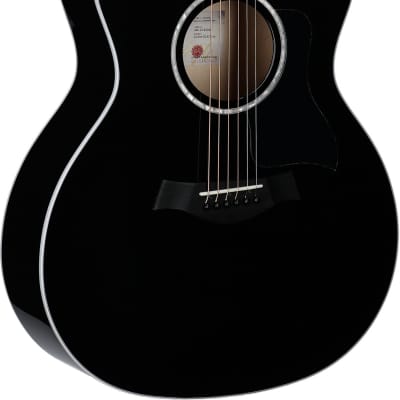 Taylor 214ce Plus Grand Auditorium Rosewood Acoustic-Electric Guitar (with Soft Case), Black image 3