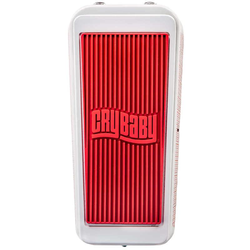 Dunlop CBJ95SW Special Edition Cry Baby Junior Wah Effects Pedal, White image 1