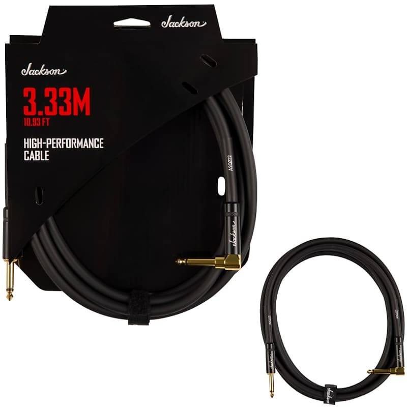 JACKSON® Guitars 10.93ft HIGH PERFORMANCE instrument CABLE, | Reverb