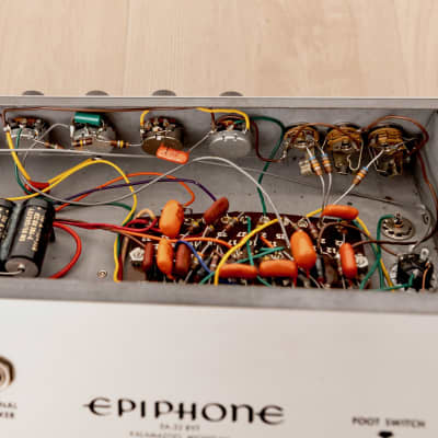 1966 Epiphone Comet EA-32 RVT 1x10 Vintage Tube Amp, Reverb & Tremolo, Time Capsule w/ Hangtag image 12