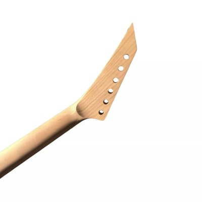 Jackson Style Headstock 24 Fret Guitar Neck - Maple & Maple image 5