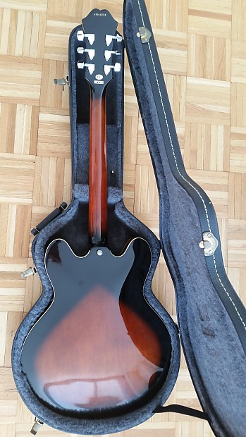 Epiphone Dot 1997 Vintage Burst MIK - MINT! | Reverb