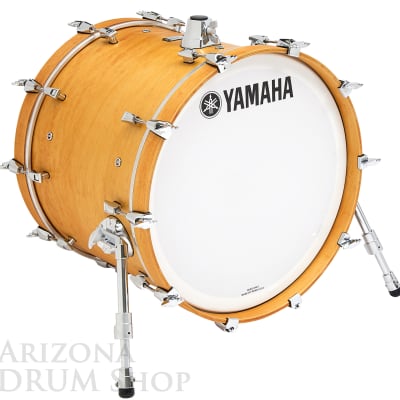 Yamaha Yamaha Absolute Hybrid Maple  22" x 14" Bass Drum AMB-2214-VN Vintage Natural image 1
