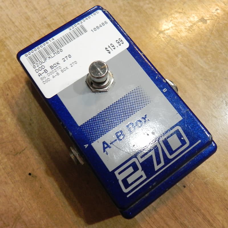 DOD AB Box 270 Blue Reverb