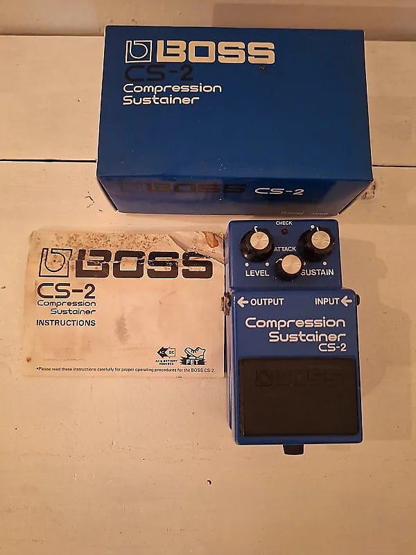 DTM・DAW BOSS Compression Sustainer CS-2 BOSS CS-2 Compression Sustainer 1983 Vintage Guitar Pedal