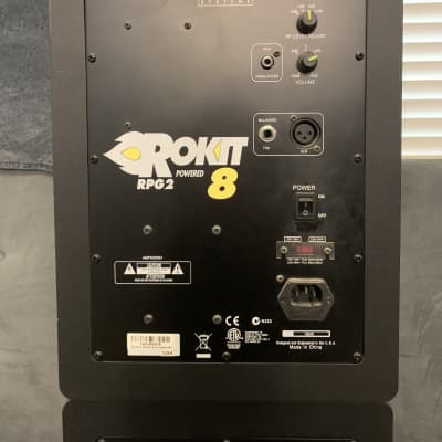 KRK RP-8 Rokit G4 2-Way 8" Active Studio Monitors (Pair) 2019 - 2021 - Black image 2