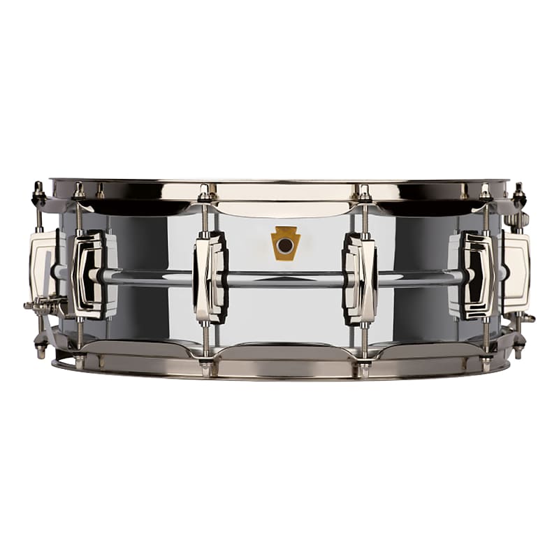 Ludwig LB400BN Super Ludwig Reissue 5x14" Chrome Over Brass Snare Drum image 1