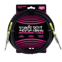 Ernie Ball Instrument Cable - 1/4" TS to 1/4" TS, 10', Black