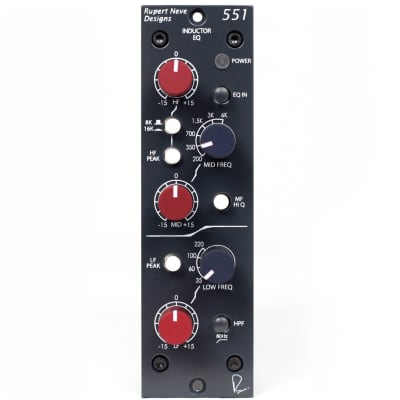 Rupert Neve Designs 551 500 Series 3-Band Inductor Equalizer Module image 1