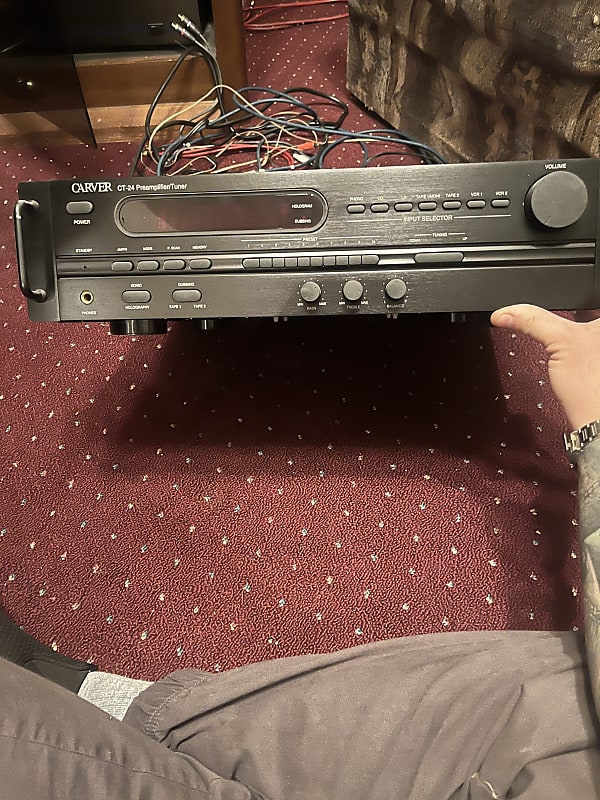 Carver CT24 Stereo Preamplifier Tuner Phono Preamp With Reverb UK