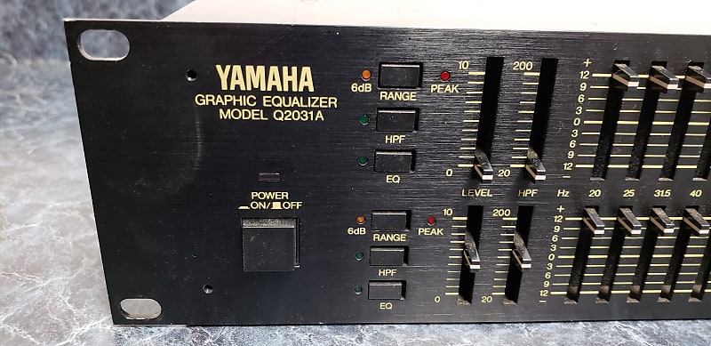 Yamaha Q2031A Graphic Equalizer 2 Channel 31 Band for sale