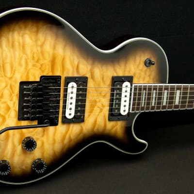 Dean Guitars Thoroughbred - Select - Quilt Maple - Floyd Rose - Natural Black Burst - #1 2023 - Gloss image 3