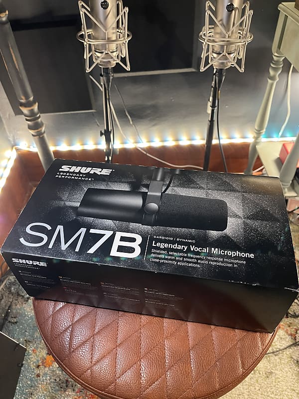 Shure SM7b with Cloudlifter and Mogami Gold Reverb
