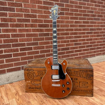 1975 Hagstrom Swede Electric Guitar Natural Mahogany w/ OHSC for sale