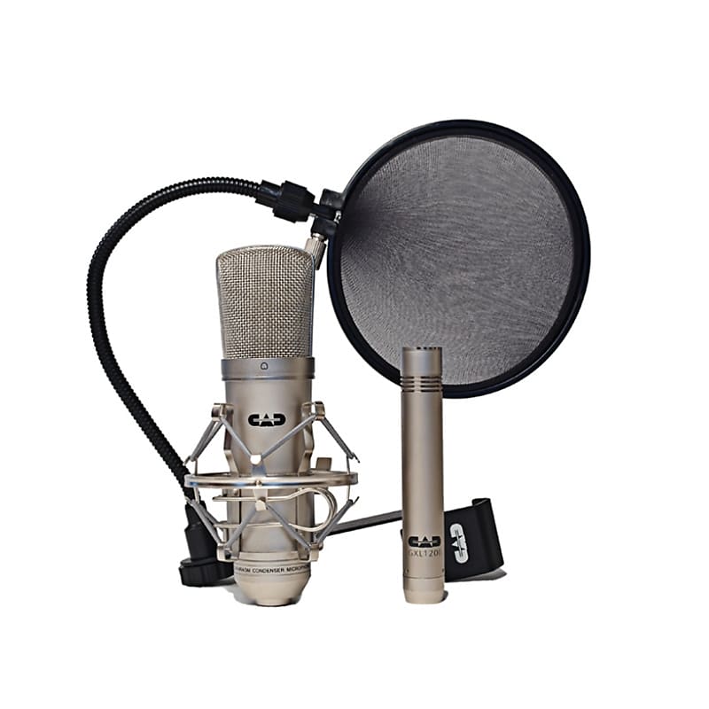 CAD Audio GXL2200SP Studio Pack With GXL2200 & GXL1200 Microphones, Pop Filter image 1
