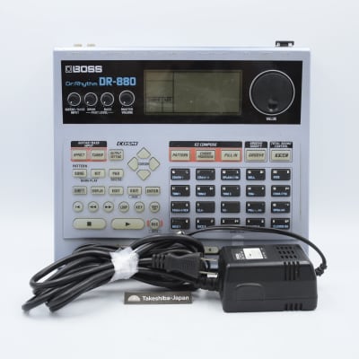 Boss DR-880 Dr. Rhythm With Power Supply Made in Japan Drum Machine ZV61211