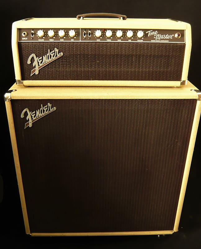 Fender Tone Master Custom Shop amp stack 1995 blond Reverb