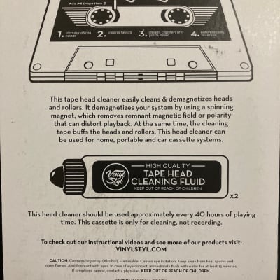 Vinyl Styl Audio Cassette Tape Player Head Cleaner & Demagnetizer 2020 image 4