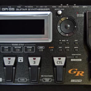 Roland GR 55 Guitar Synth Black Without GK 3 Pickup Reverb