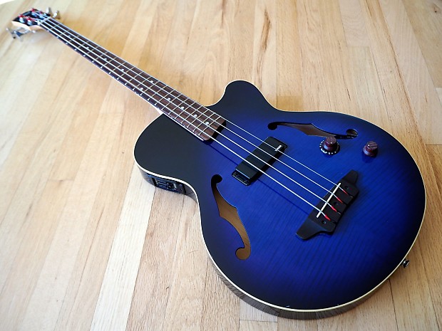 Yamaha BEX4 Hollowbody Acoustic Electric Bass Guitar w