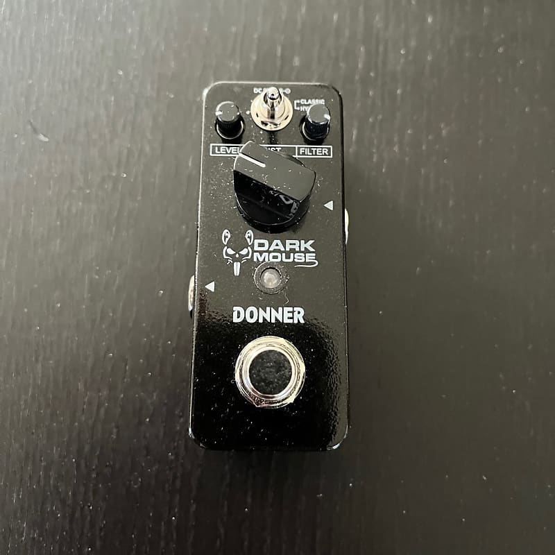 Donner Dark Mouse Distortion Black Reverb
