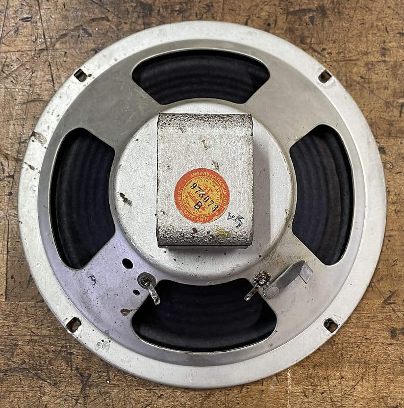 Vintage 1961 Oxford 8EV29 8" speaker alnico 4 ohm, Reverb