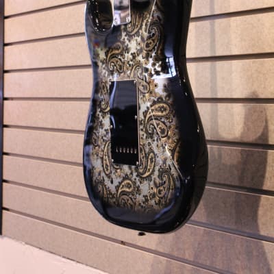Fender Black Paisley Stratocaster MIJ Limited Edition with Hard Case image 7