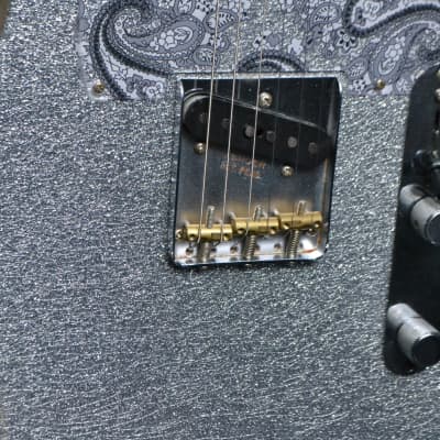 Fender Brad Paisley Road Worn Telecaster Electric Guitar Silver Sparkle image 3