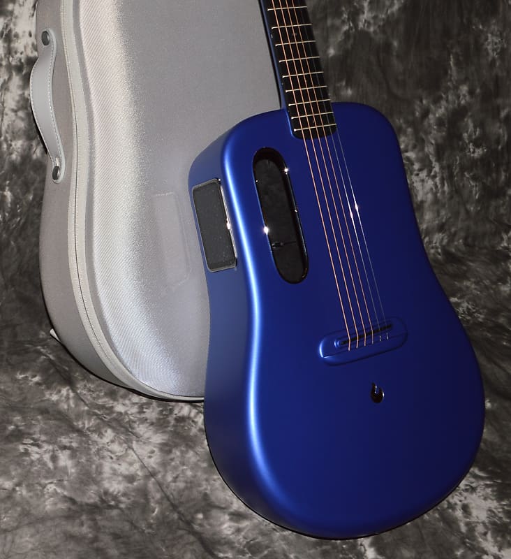 2022 LAVA - ME 3 Carbon Fiber Smart Guitar - 36" Blue image 1