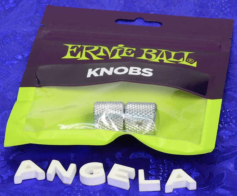 Set Of Two Ernie Ball '52 Style Chrome Dome Knobs For Fender Telecaster  New image 1
