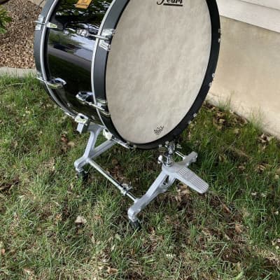 Pearl Concert Bass Drum 28" Head 14" Deep Perfect Condition with Tilting Stand image 1