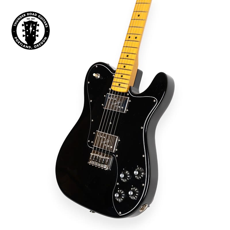 New Fender American Vintage II 1975 Telecaster Deluxe Black (PDX #2)