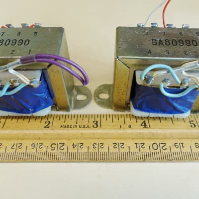 Neve Carnhill VT-24499 1980 1:1 Output Transformers Orange