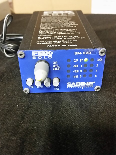 Sabine SM-620 FBX Solo Feedback Exterminator | Reverb