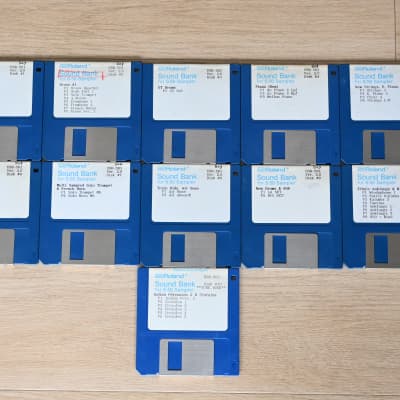 Roland  S-50 Original Sound Bank Floppy Disks