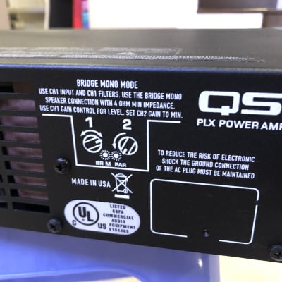 QSC PLX2502 power amplifier image 10