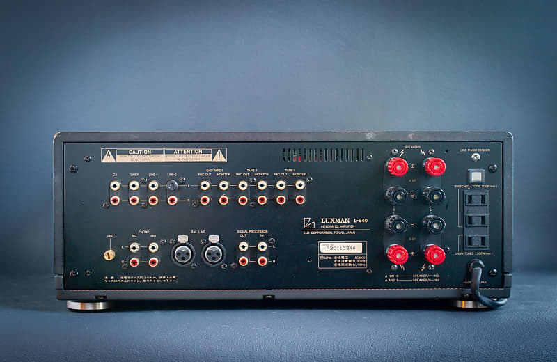Integrated Amplifier Luxman L-540, Tested, Cleaned, 100V | Reverb
