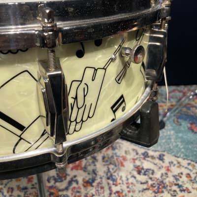 Ludwig & Ludwig - 14x5" (cut down)Top Hat and Cane Snare Drum 1940-1941 image 7