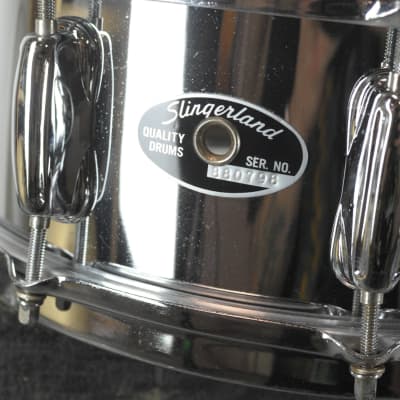 1990s Slingerland "HHS" 5x14 Chrome Snare Drum image 10