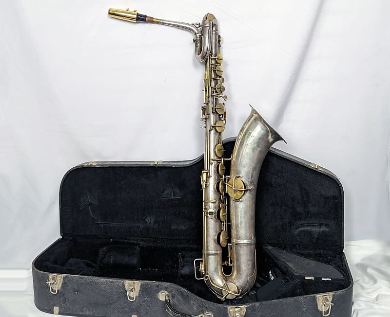 1911 C.G. Conn Wonder Improved System Baritone Saxophone w/ | Reverb