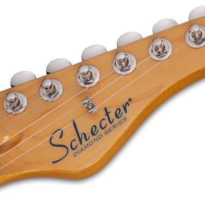 Schecter PT Special Solid Body Electric Guitar 3-Tone Sunburst image 7