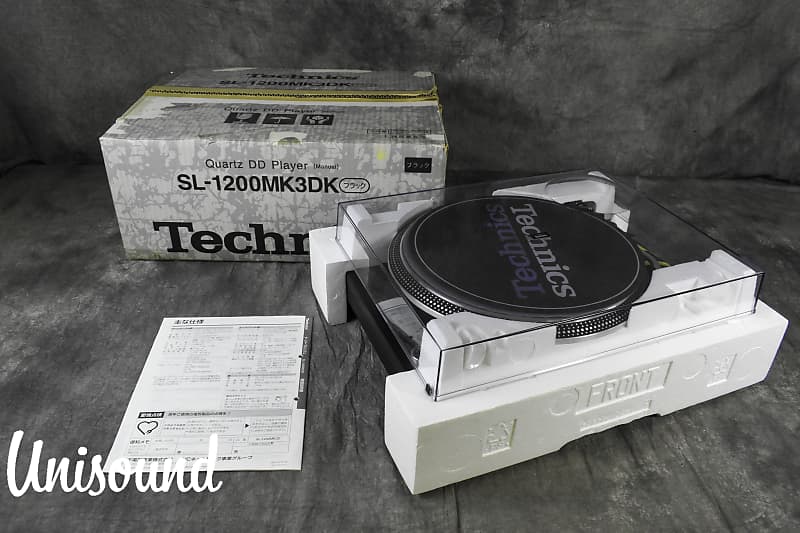 Technics SL-1200MK3D w/Original Box Black Direct Drive DJ