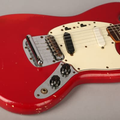 Fender Mustang - 1965 - Dakota Red w/OHSC image 17